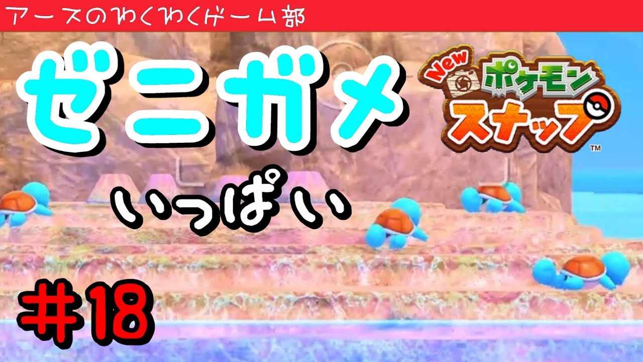 可愛い！ゼニガメがいっぱいNewポケモンスナップ＃18 【細かく見せます】