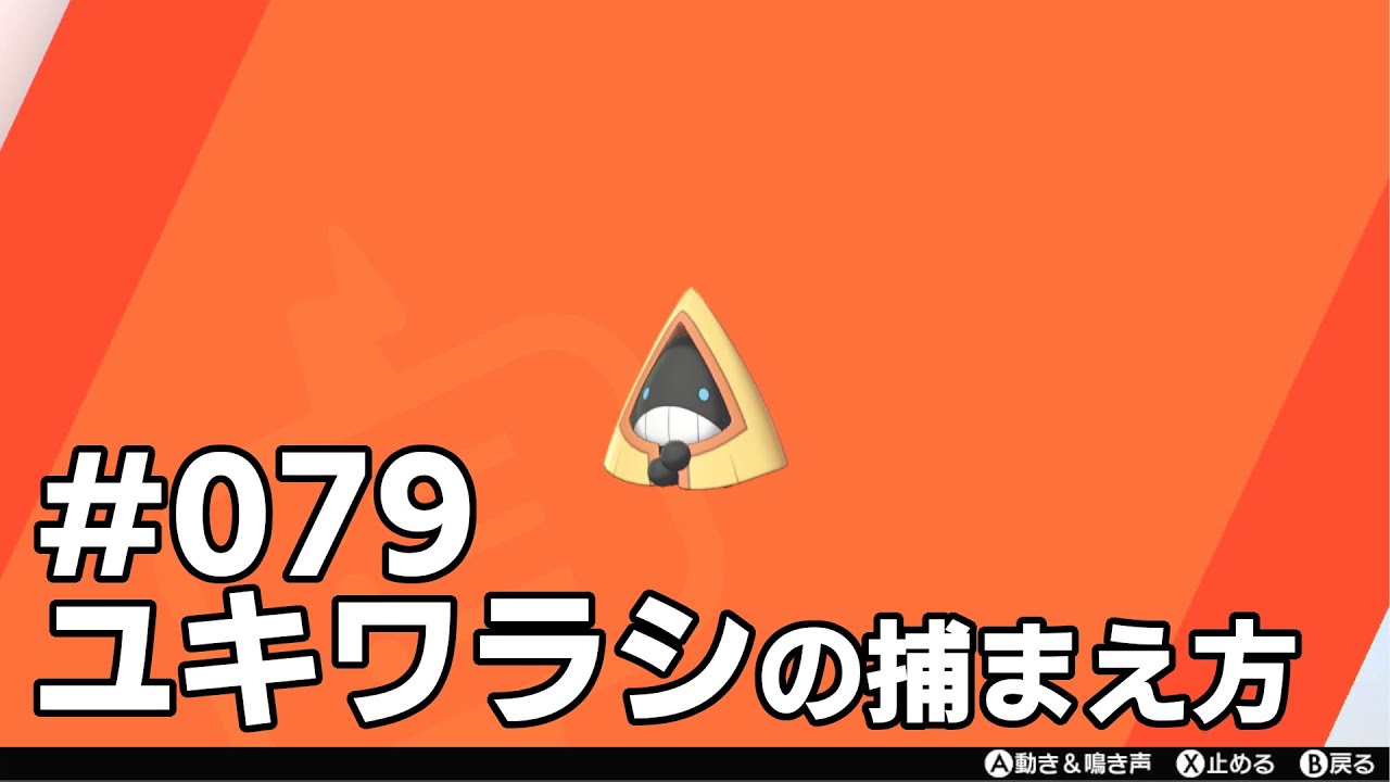 ユキワラシを探している方に見てほしい動画