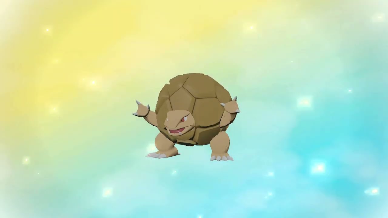 【ポケットモンスターアルセウス】ゴローン→ゴローニャ進化(色違い)