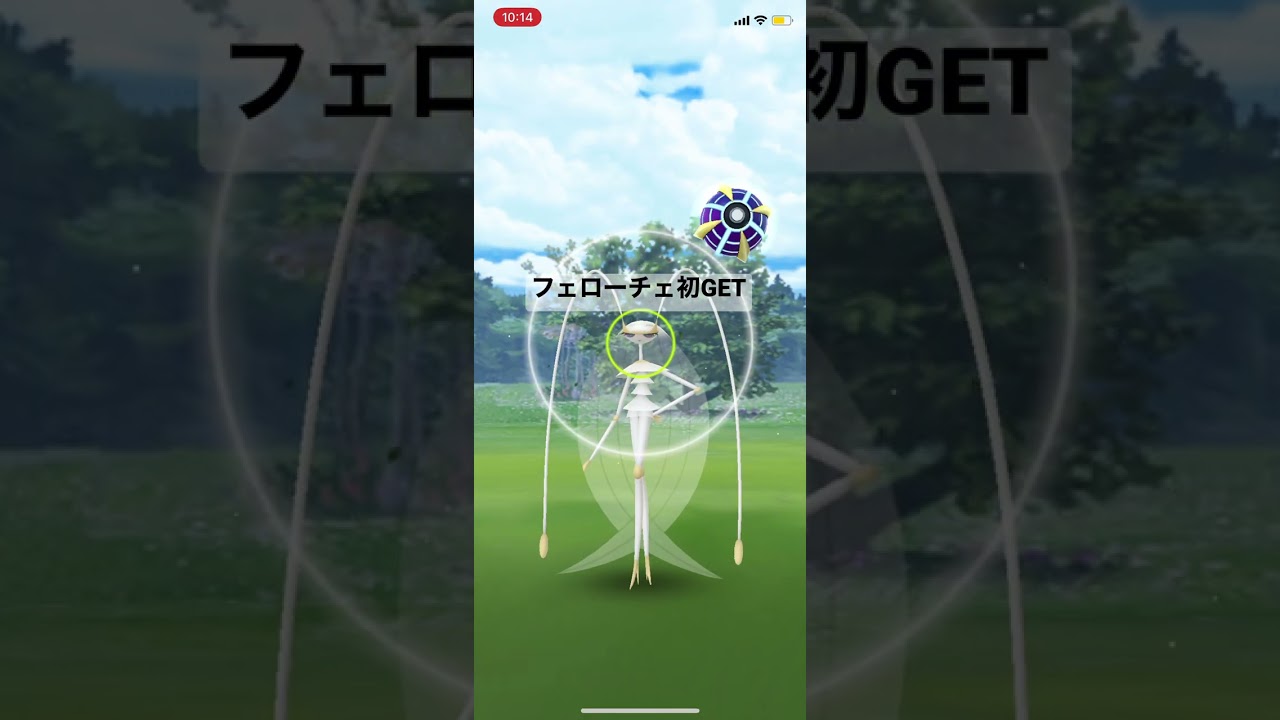ポケモンGOフェローチェ初GET