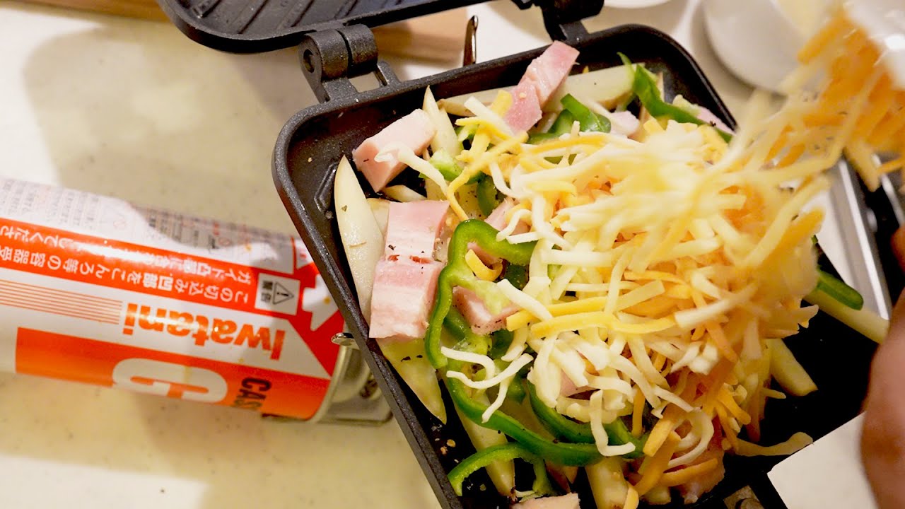 ホットサンドメーカーで料理してみた