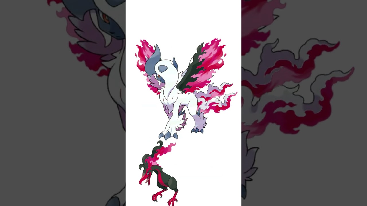 メガアブソルとガラルファイヤーの合成ポケモン