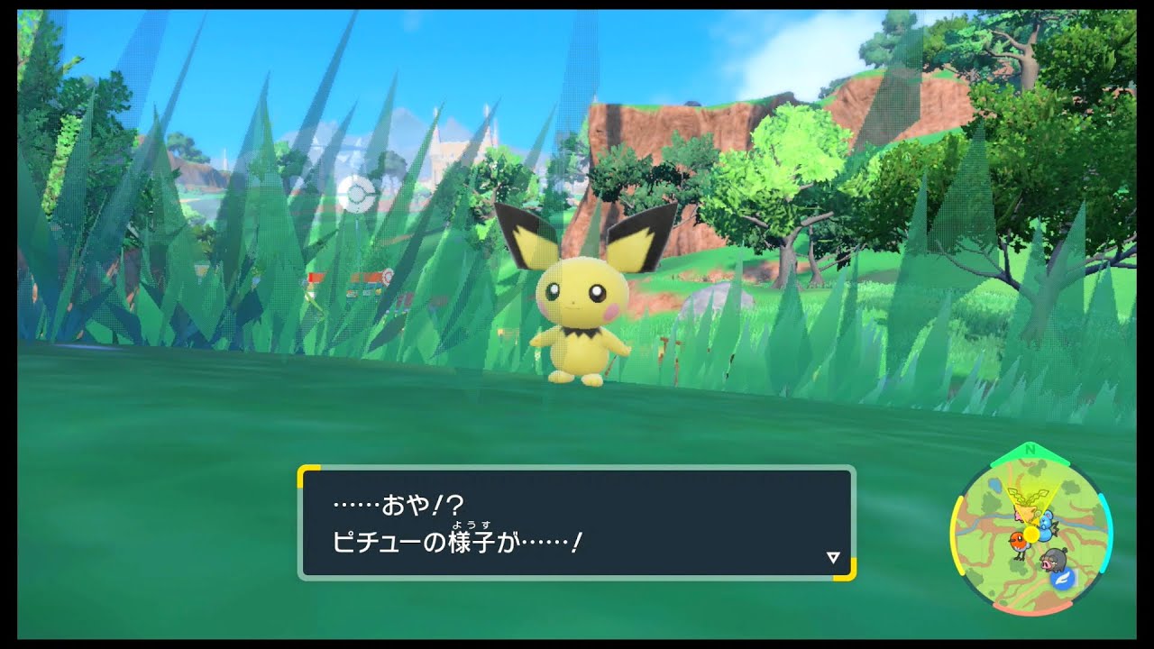SVのポケモン　ピチュー なつき レベルアップで進化だぜ！