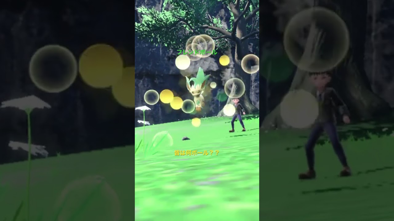 リーフィアはこのボール #shorts #ポケモン #ポケモンsv