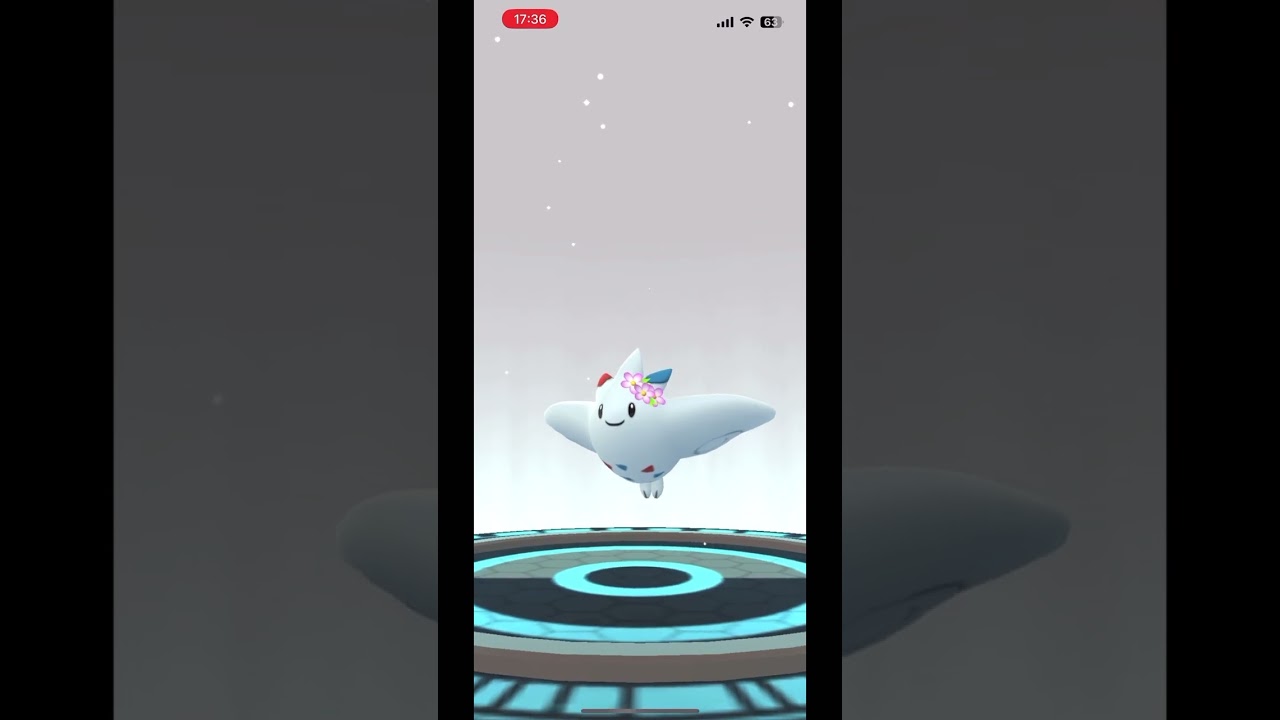 ポケモンgo Pokemon 桜をつけたトゲチックをトゲキッスに進化させるよ　春イベント