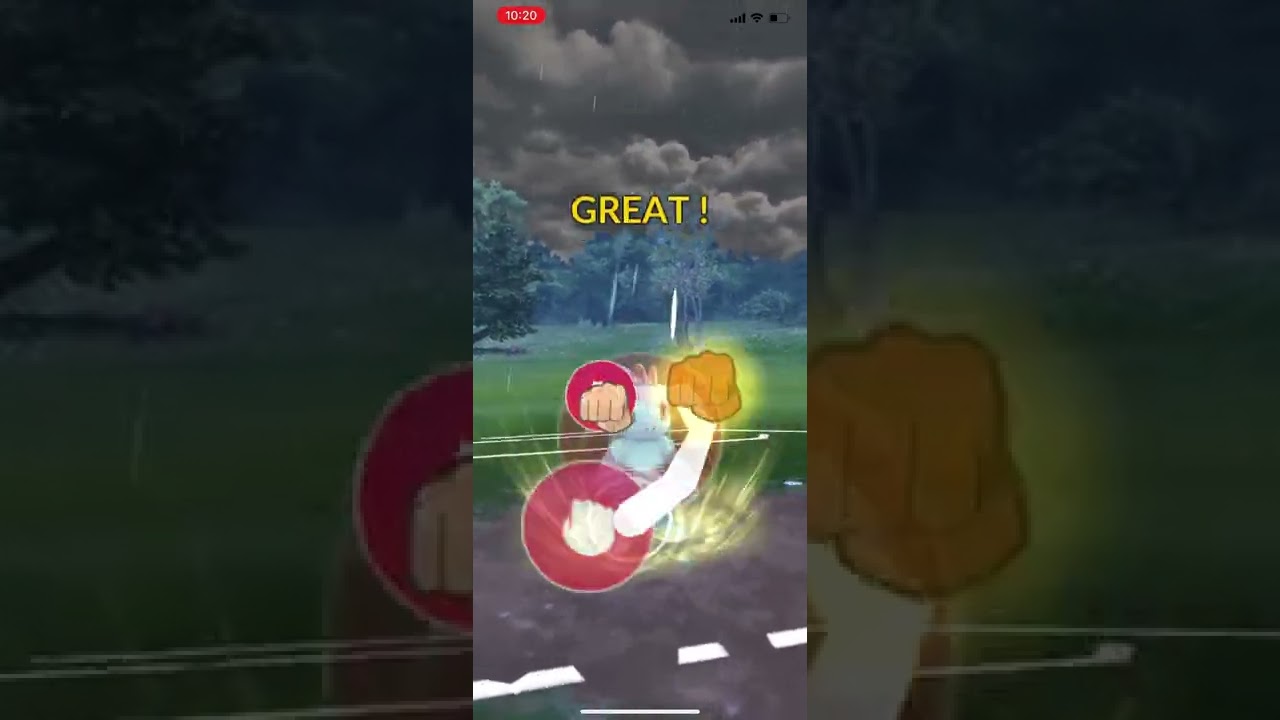 Pokemon Go 対戦 かくとう(ワンリキー)