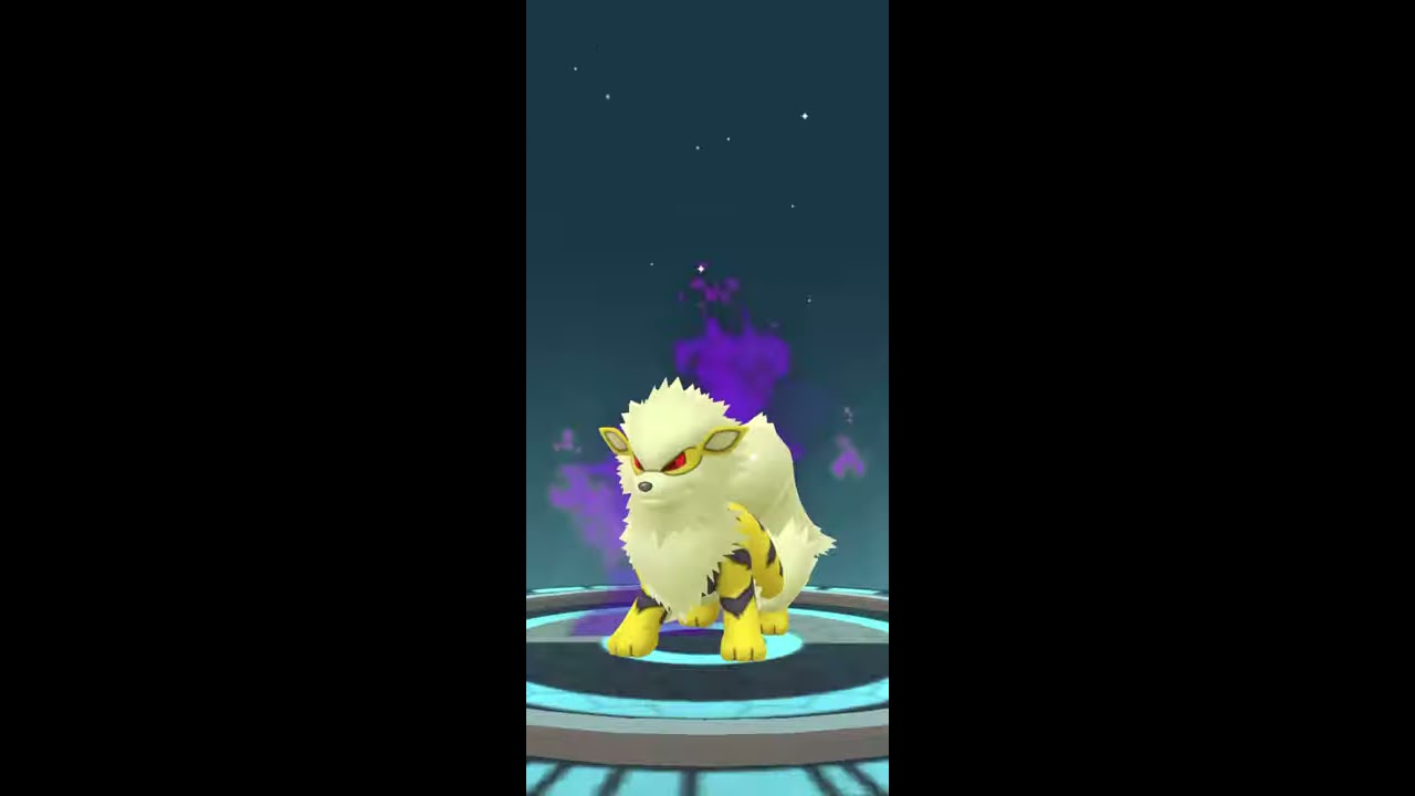 【Pokémon GO】ガーディ→ウインディ 進化🔥 色違いシャドウver