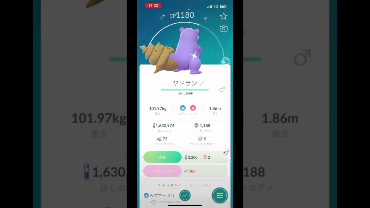 【ポケモンGO】ヤドン、ガラルヤドンのコミュニティデー！！今回はヤドランに進化！！#ポケモンgo #コミュニティデー #pokemongo #ポケモン #色違い #ヤドン #ガラルヤドン