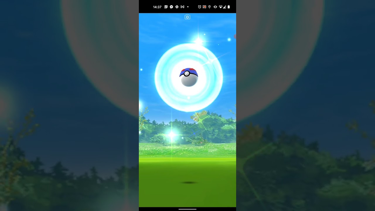 【ポケモンGO】わるざるポケモンを追え！４／５報酬のアリアドスをワンショット・エクセレント・カーブボールでゲットしただけの動画 1170XP #SHORTS