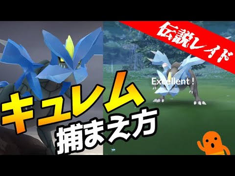 【ポケモンGO】キュレムのエクセレントスローでの捕まえ方＆ボールの投げ方！