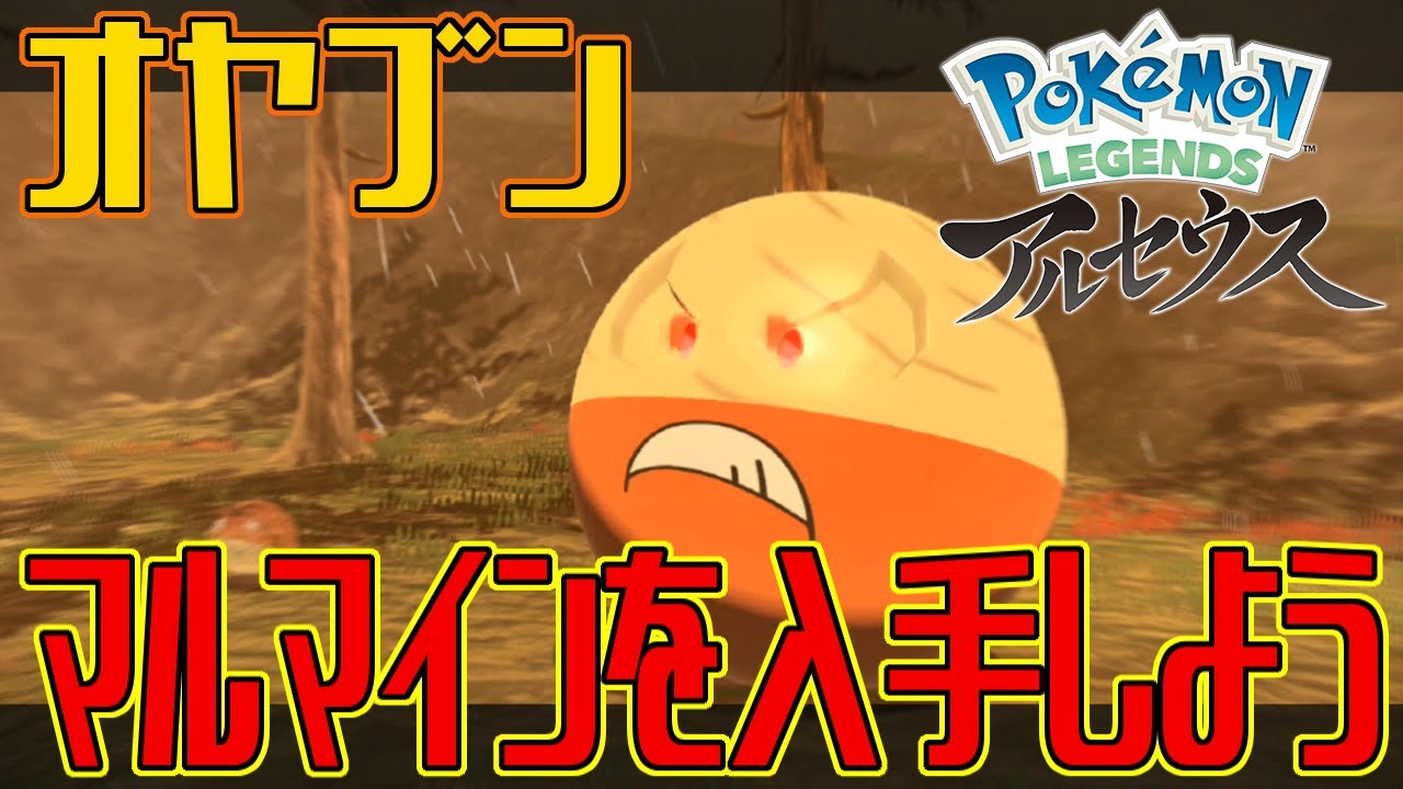 【ポケモンアルセウス】オヤブンのマルマインを入手しよう【Pokémon LEGENDS アルセウス】