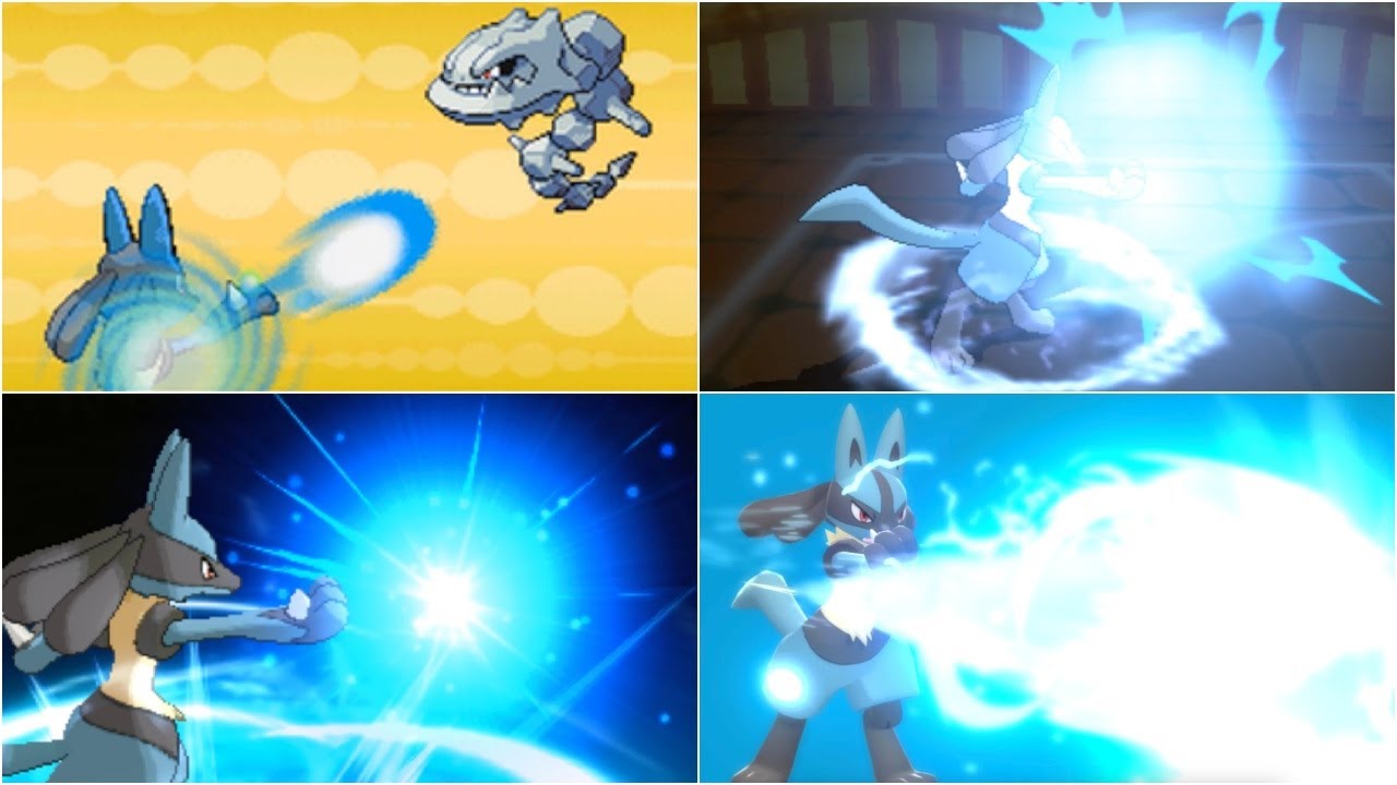 【歴代ルカリオ】はどうだん集！ルカリオと言えば『波動弾』！