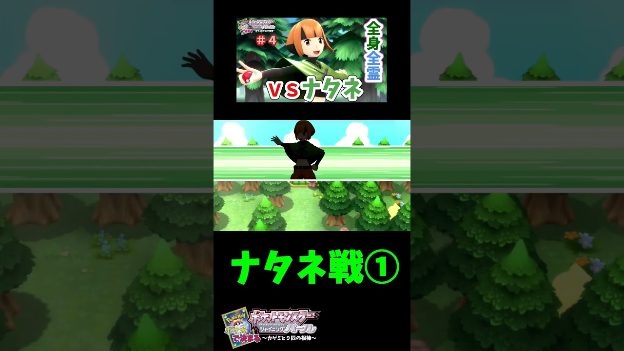 ①ナタネのナエトルVSカゲミのマリーの激戦＃4【ポケットモンスターシャイニングパール】　#Shors
