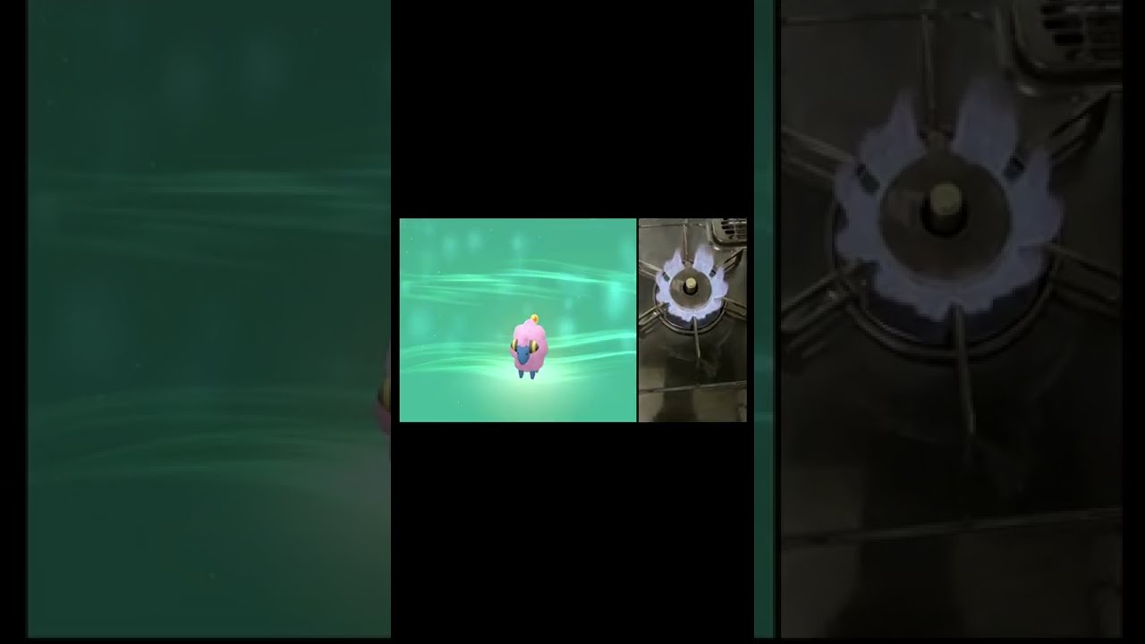 【ポケモンBDSP】色違いメリープ【羊】を見ながら１００均のラージメスティンで羊の肉を焼く＃shorts