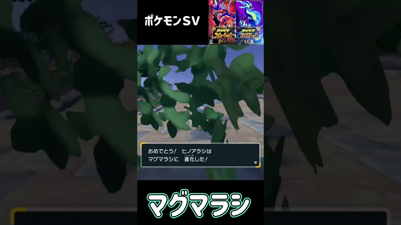 ヒノアラシ進化　マグマラシ進化　バクフーン　ポケモンSV #pokemon