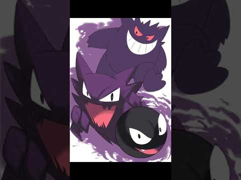 【ポケモン描いてみた】ゴース・ゴースト・ゲンガー#Shorts