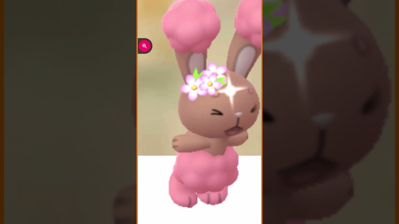 ＃shorts◇野生のミミロル【花飾りの色違い】やったこれはレア！♂ですけどね・・うさぎポケモン・・・でしょうね・・あっ今年の十二支だ！＃437