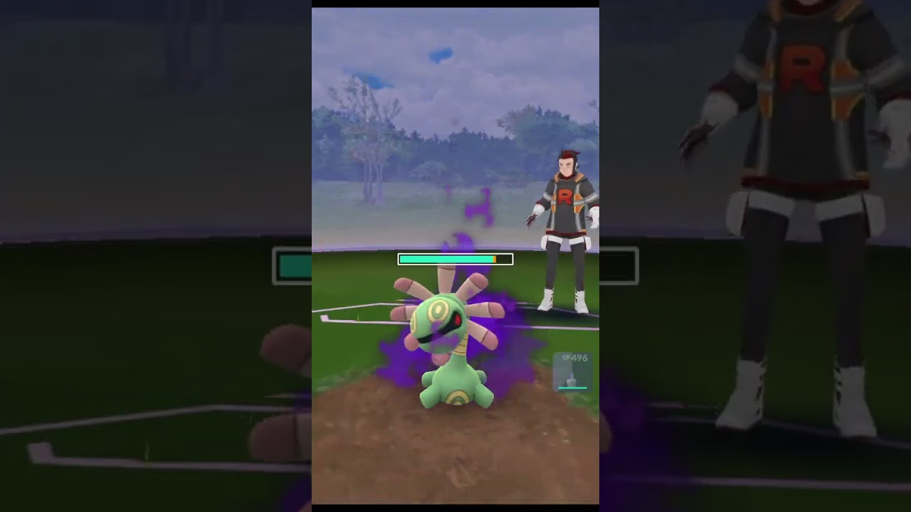 【CP500以下】ヒトモシ　VS　ダ・メガネアルロくん【ポケモンGO】#shorts