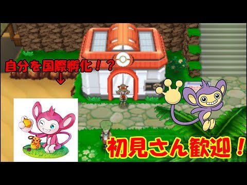 【ポケモン：ORAS】　寝起き状態からのエイパム国際孵化【初見さん歓迎】