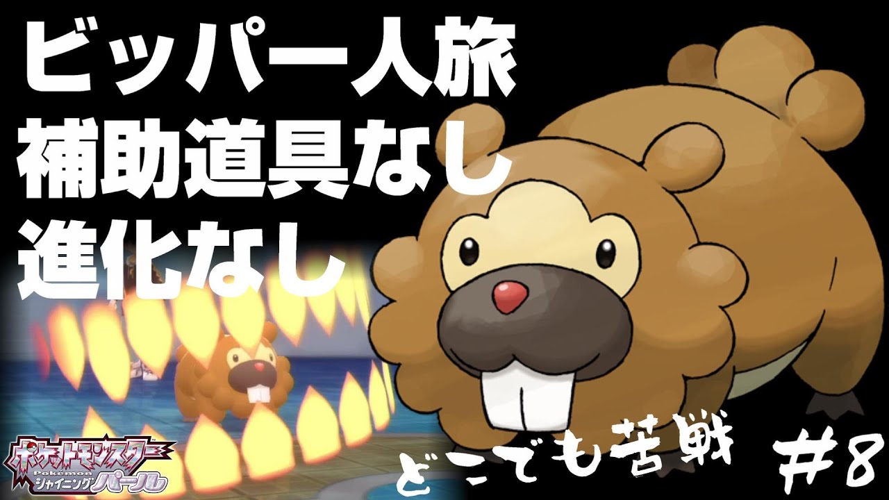 ビッパと旅するポケモンダイパリメイク#8【どこでも苦戦できる豚】