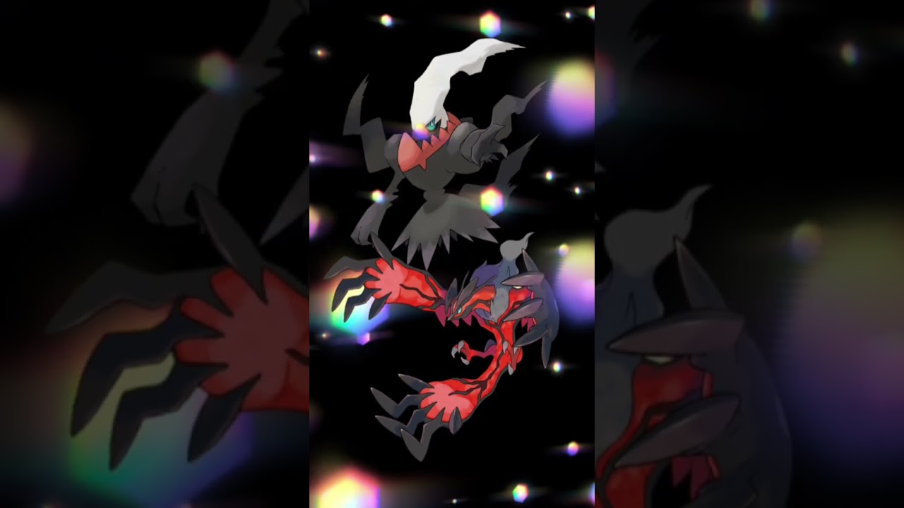 ポケモン合体シリーズ12 ダークライ＋イベルタル　#pokemon #ポケモン #合体 #イラスト #お絵描き #ポケモンsv