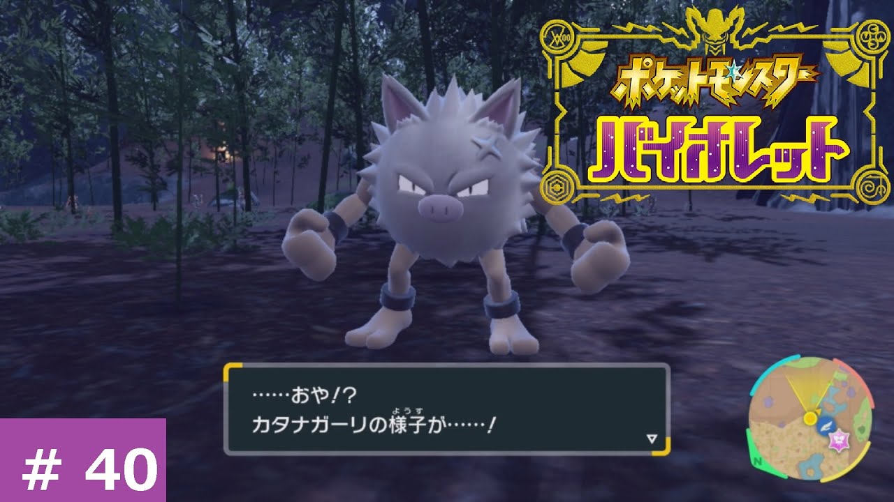 # 40　トップチャンピオンとオコリザル進化！　[ ポケットモンスター バイオレット ]