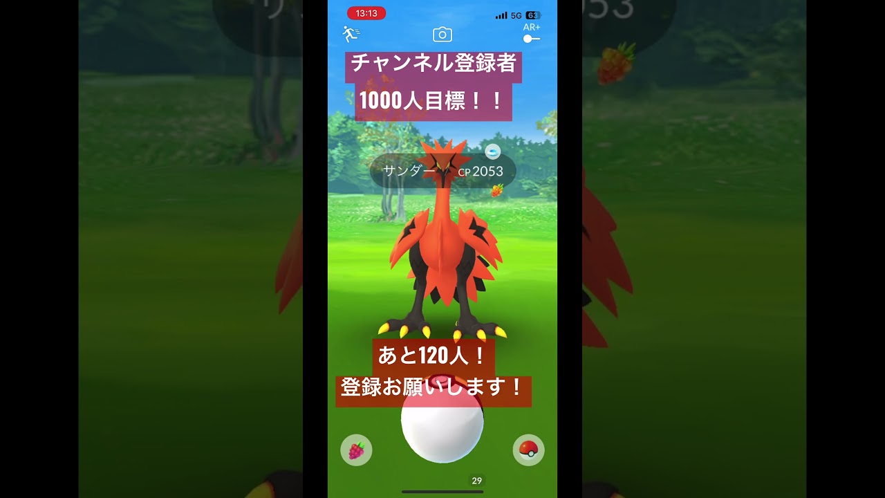 ガラルサンダーvs息子【ポケモンGO】【#shorts 】