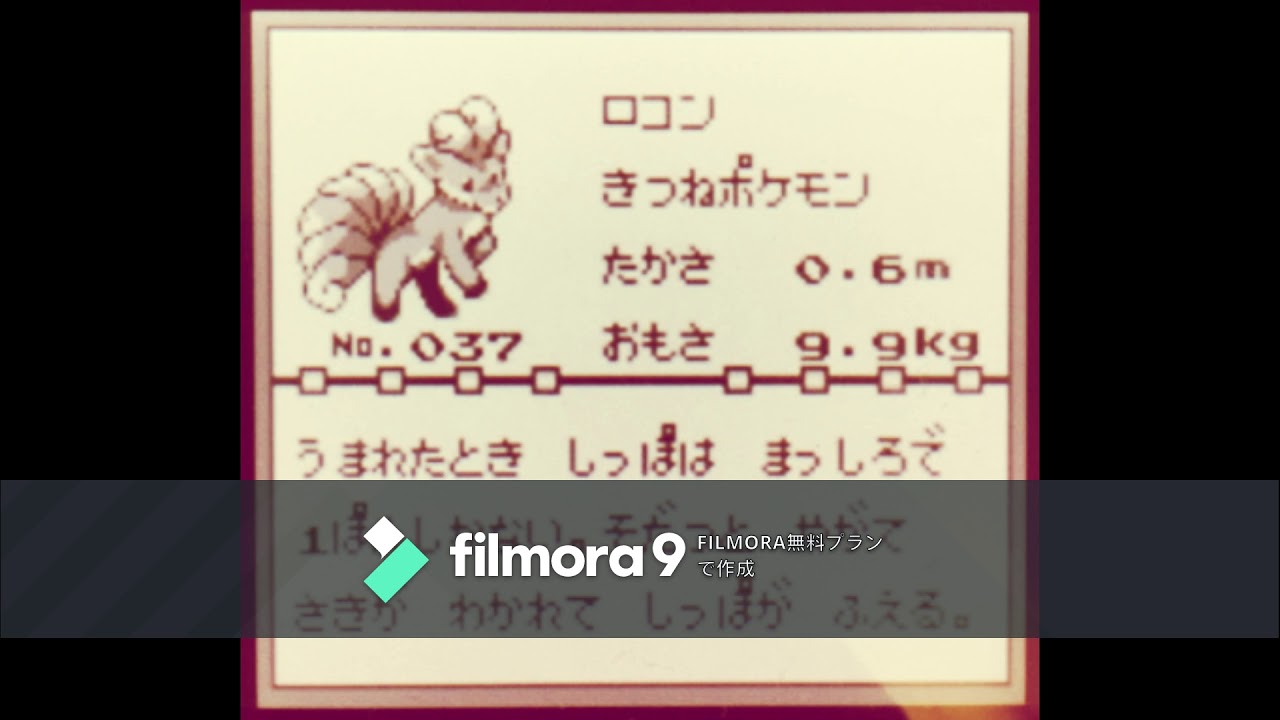 【図鑑NO037】ロコン　鳴き声