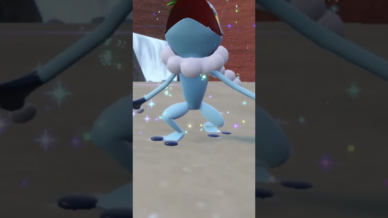 【ポケモンsv】色違いケロマツ進化させたらめっちゃ画面からはみ出したwww