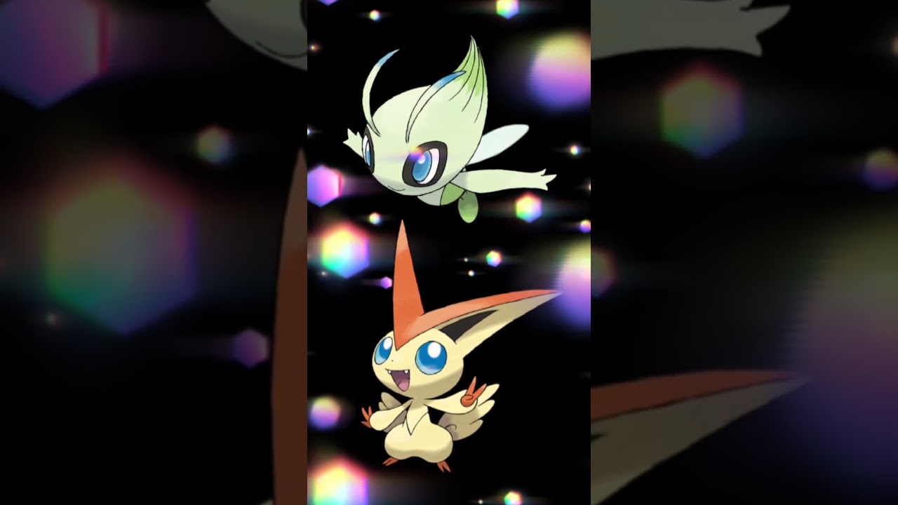 ポケモン合体シリーズ50 セレビィ＋ビクティニ #pokemon #ポケモン #合体 #イラスト #お絵描き #ファンアート #ポケモンsv #描いてみた