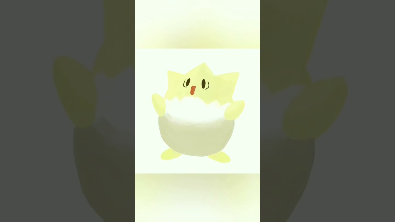 【トゲピー】ポケモンイラストタイムラプス