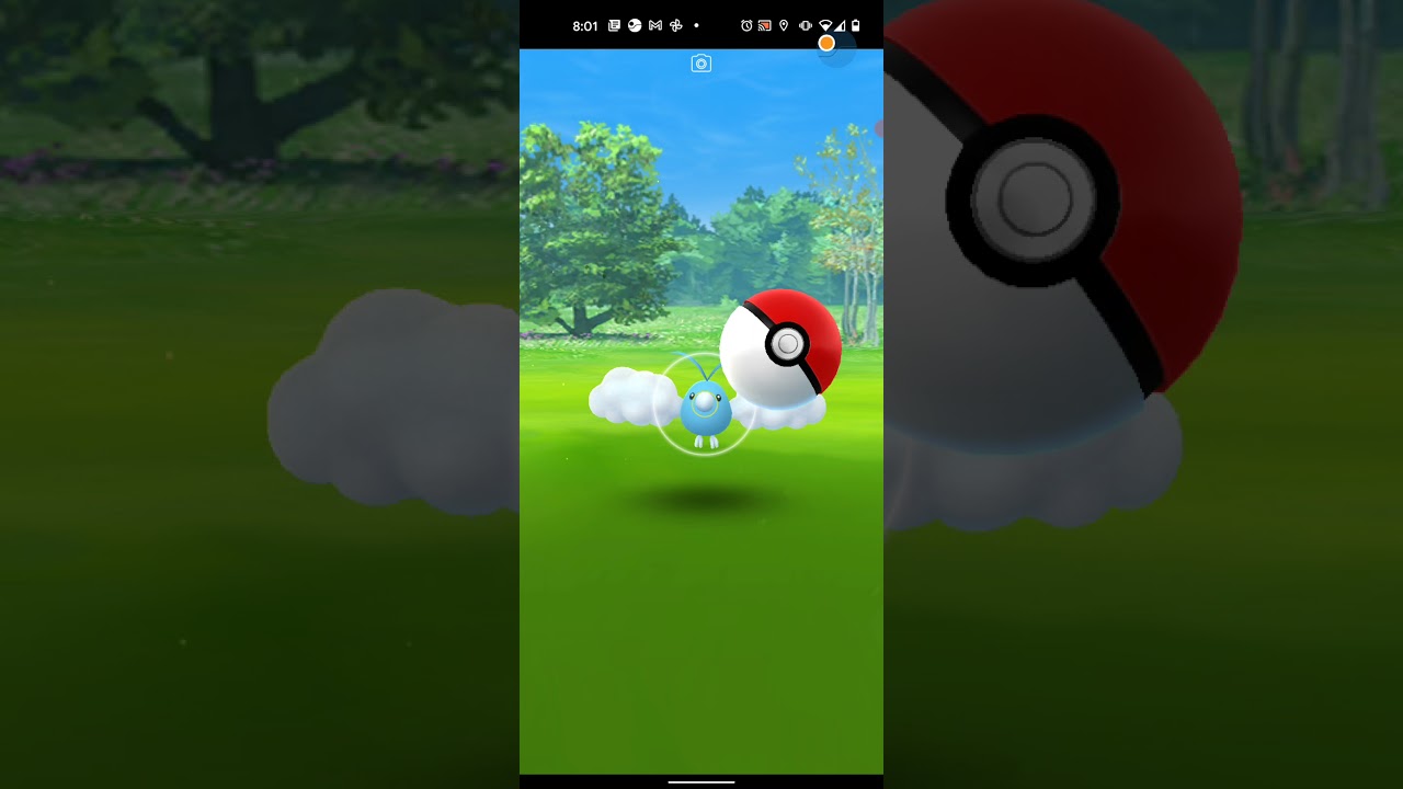 【ポケモンGO】チルットをワンショット・エクセレント・カーブスローでゲットしただけの動画