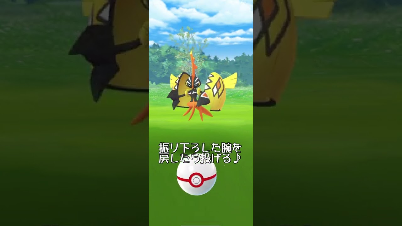 【ポケモンGO】カプ・コケコエクセレントスロー#Shorts