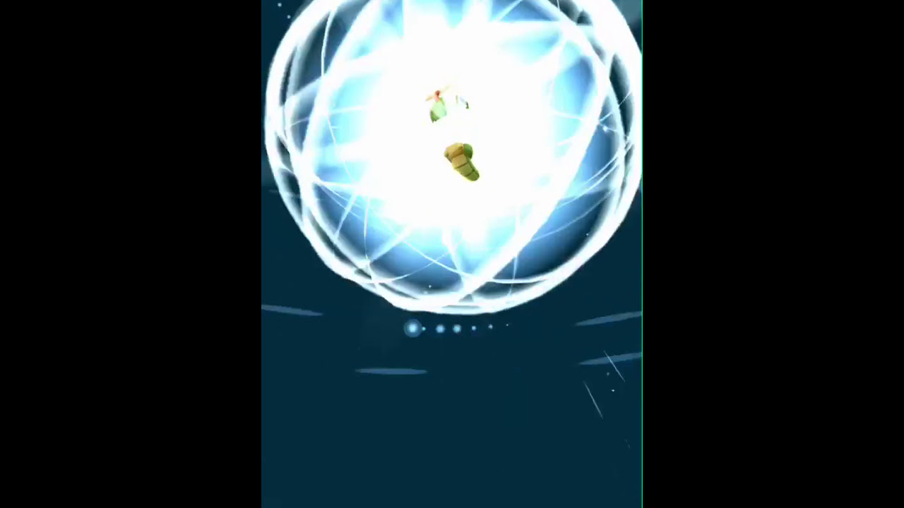 ポケモンGO！連続進化映像「キャタピー→トランセル→バタフリー」