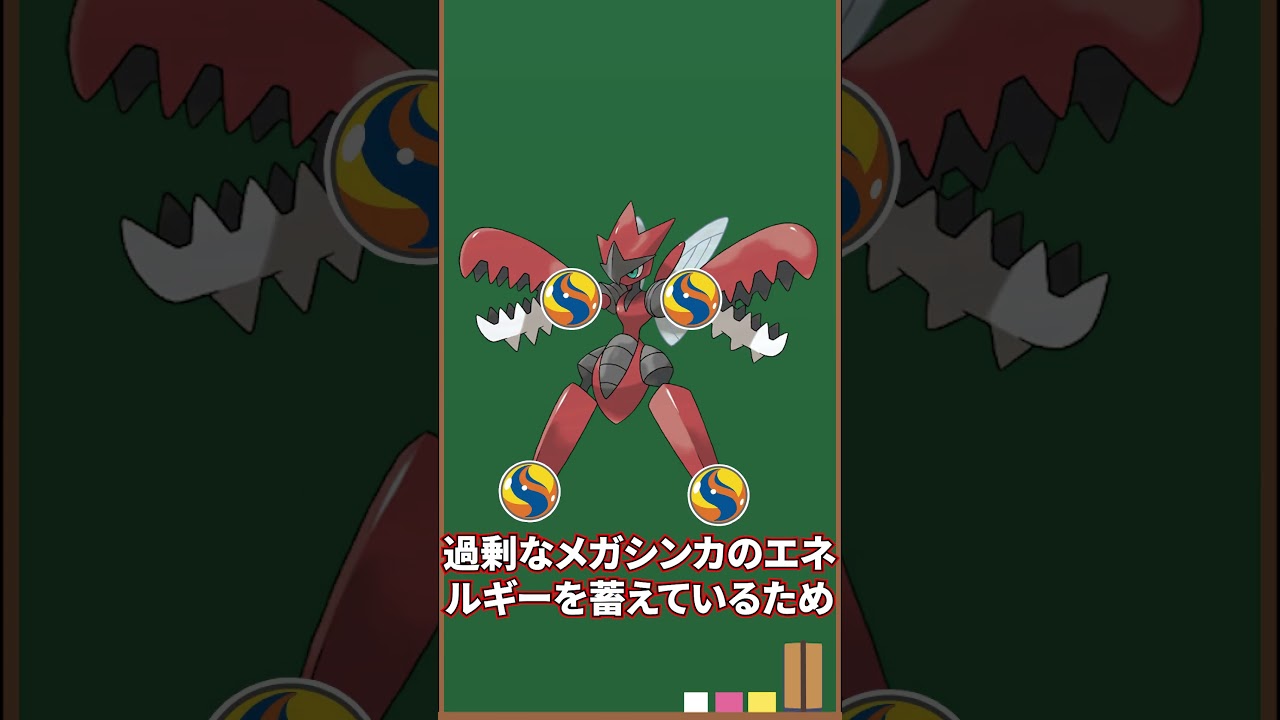 【ハッサム】メガシンカすると可哀想なポケモン【裏設定】#shorts