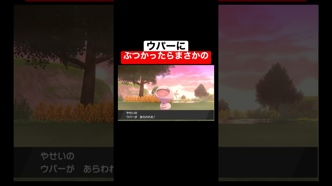 ウパーにぶつかったらまさかの #shorts #fyp # #ポケモン剣盾 #ポケモンソードシールド