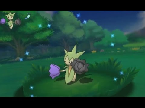 3DS【ポケモン ORAS】 shiny Roselia 色違い ロゼリア  色違 毒薔薇
