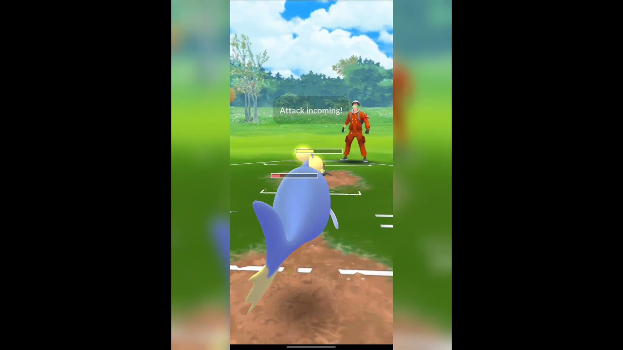 Lanturn tanking like a boss in great league #pokemon #pokemongo #shortvideo #gaming #shorts