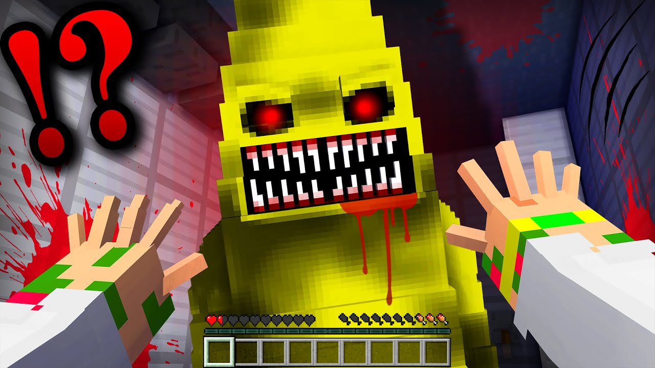 超怖い人食いバナナの化け物が襲って来るマインクラフト😱💨🍌【まいくら・Minecraft】よろずや