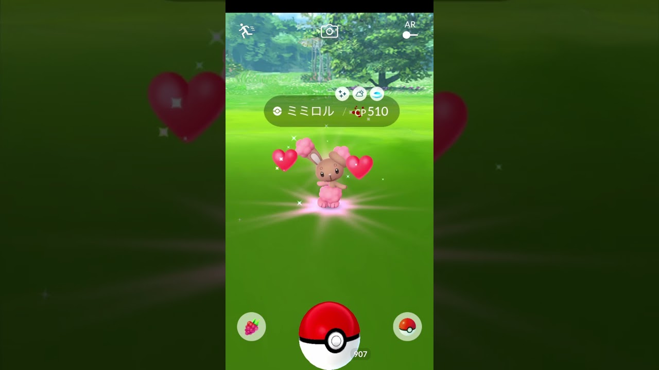 【きょうのおさんぽおこう】色違いミミロル♀とまさかの遭遇!! 2023/03/07【ポケモンGO/PokémonGO】#Shorts