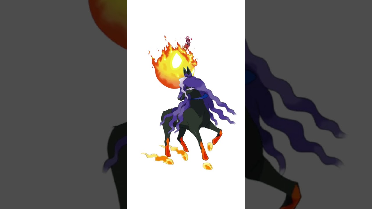 黒馬バドレックス＋巨大エースバーン。太陽を頂くポケモン