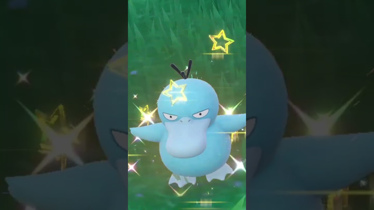 初見プレイで初色違いポケモン、コダック参上⸜( ◍´꒳​`◍ )⸝ﾝﾊﾞｯ.ᐟ #ポケモンSV #スカバイ #色違い #short
