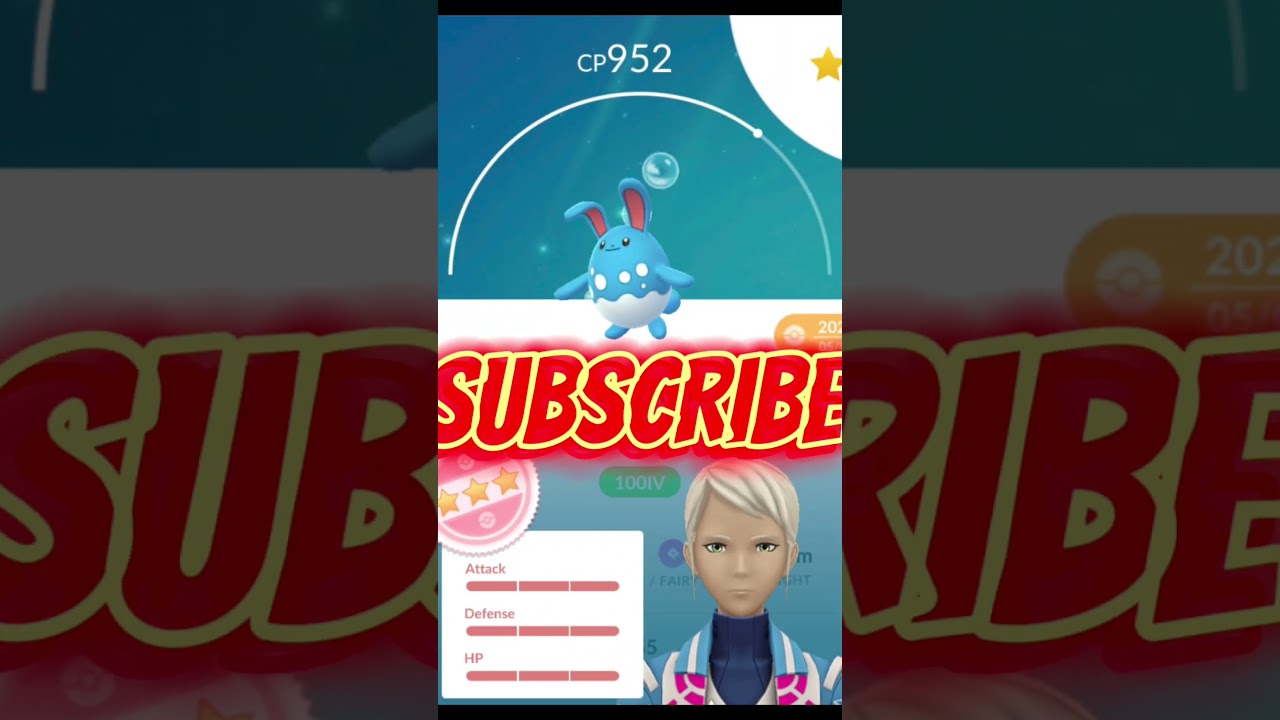 Pokémon GO 4 100% IV Pokemon Subscribe to the Channel