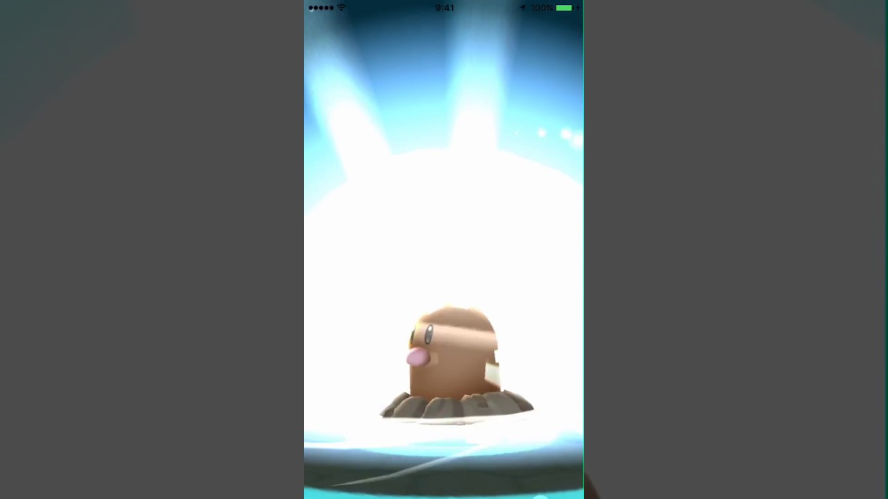 ポケモンGO！進化映像「ディグダ→ダグトリオ」高画質