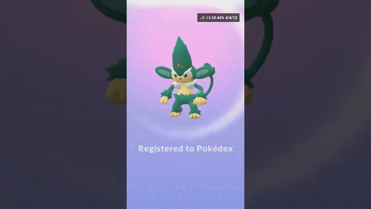 Shiny Simisage Evolution - Pokemon Go