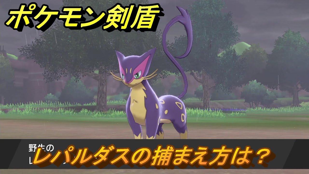ポケモン剣盾　レパルダスの出現場所は？オススメの場所は？天気は？ポケモン図鑑コンプへの道！　最新版【ポケモンソード・シールド】