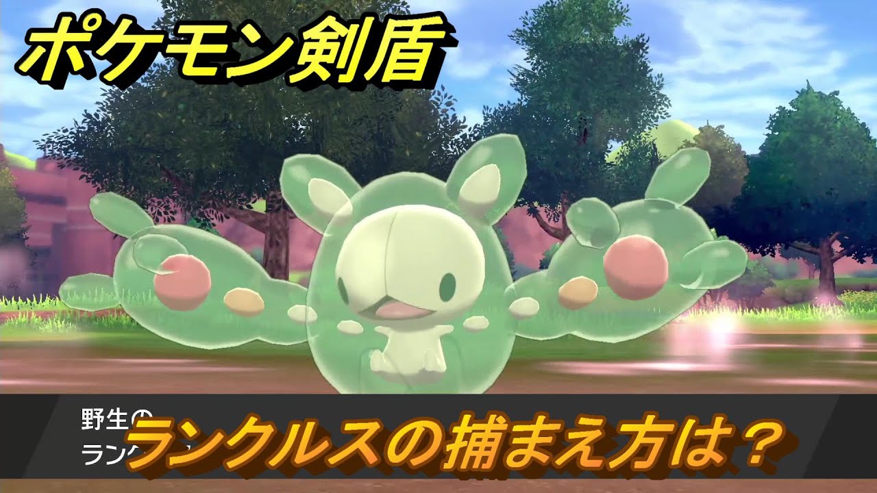 ポケモン剣盾　ランクルスの出現場所は？オススメの場所は？天気は？ポケモン図鑑コンプへの道！　最新版【ポケモンソード・シールド】