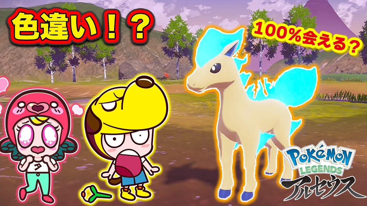 色違いのポケモン😳ポニータを捕まえて新たな仲間を増やそう！【Pokémon LEGENDS アルセウス#3】【Pokemon・ポケットモンスター】｜知育アプリ・ゲーム実況｜ネオスキッズTV