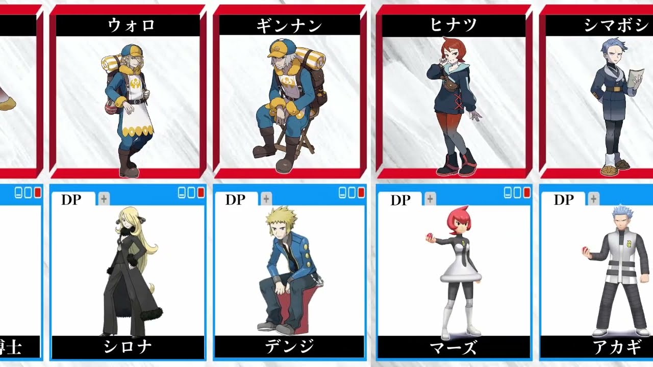 先祖とその子孫達  比較【レジェンズアルセウス/ポケモン】(Pokémon Comparison)