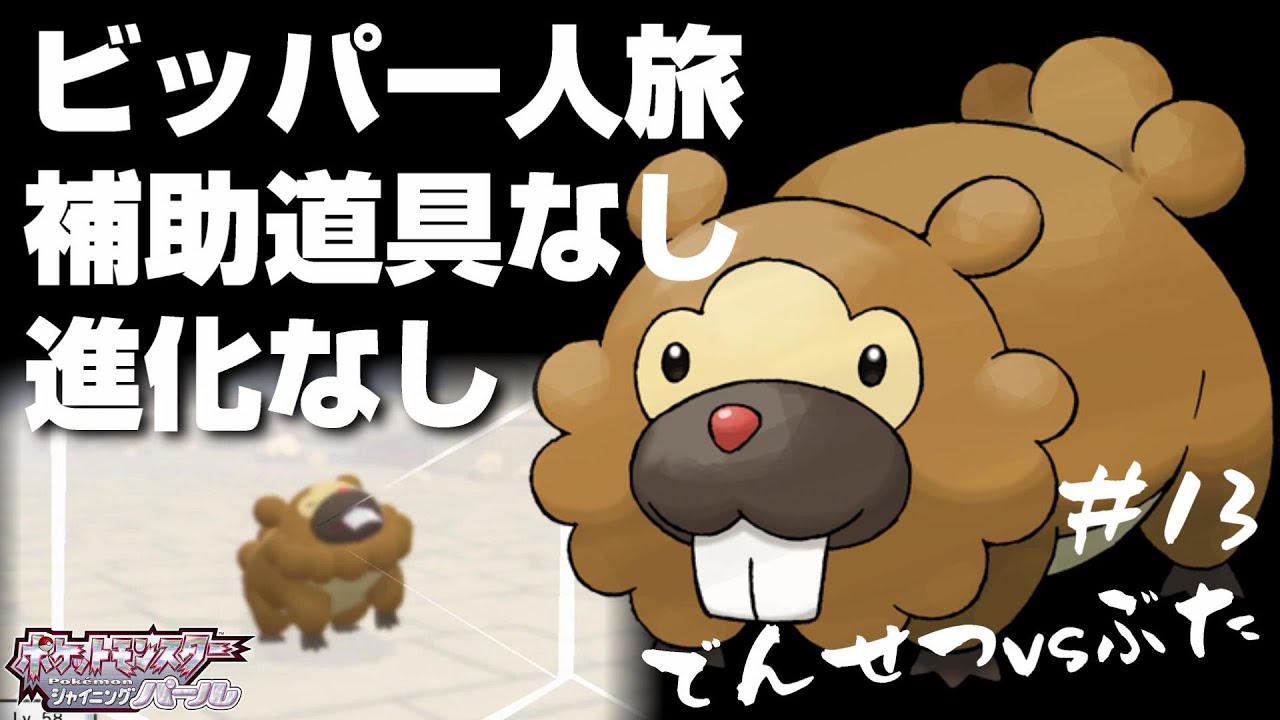 ビッパと旅するポケモンダイパリメイク#13【伝説を超える豚】